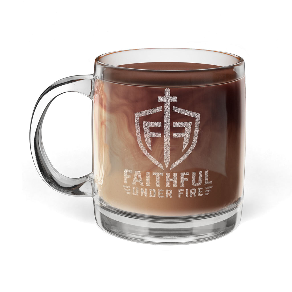 FUF Engraved Glass Coffee Cup
