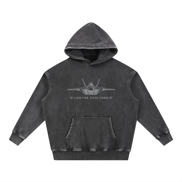 Vintage Tactical Fighter Hoodie