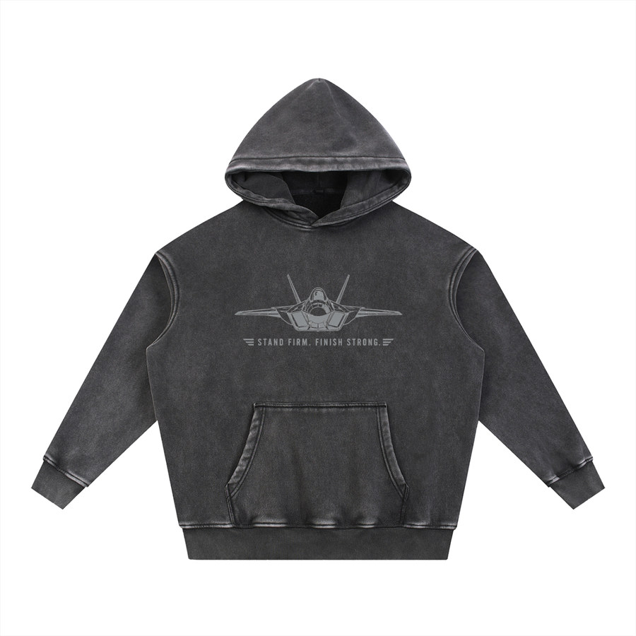 Vintage Tactical Fighter Hoodie